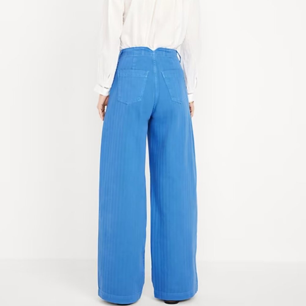 Old Navy High-Waisted Baggy Wide-Leg Jeans - NWT! - Picture 3 of 10